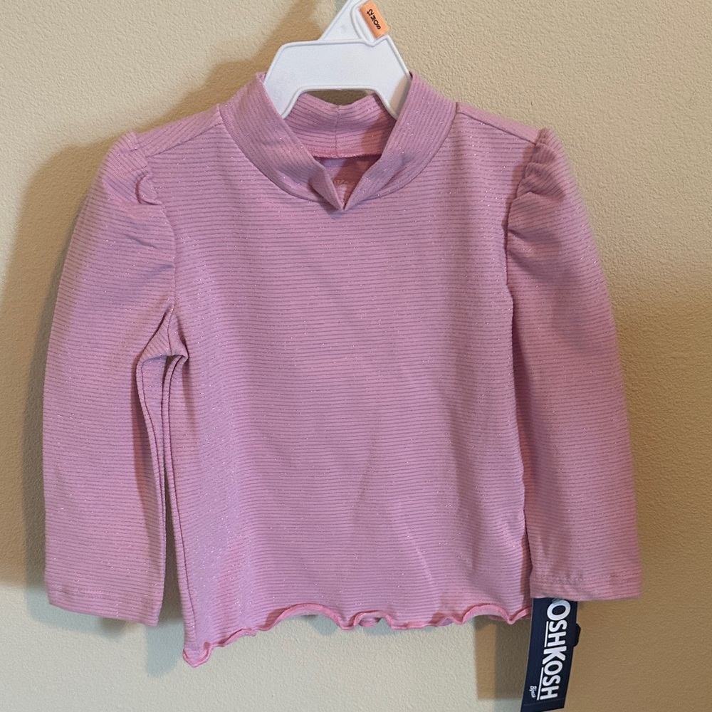 OshKosh B'gosh Light Pink Long Sleeve Tee